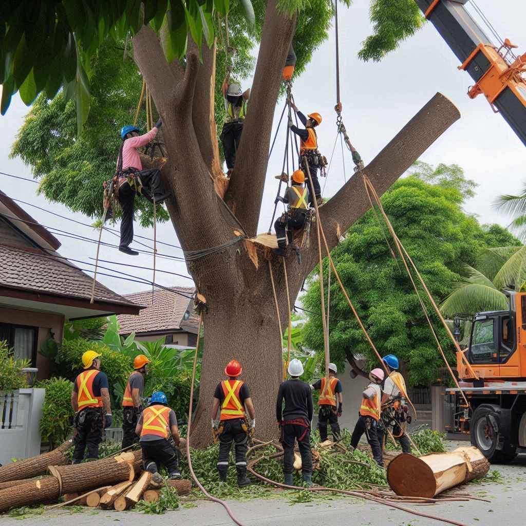 Professional Large Tree Removal Services In Valley Alabama